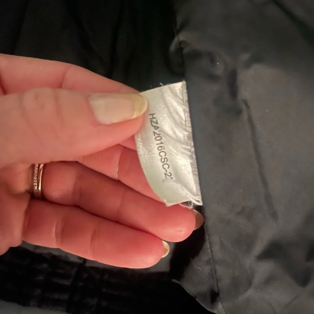 Sorel black goose down moto jacket. - Picture 7 of 16